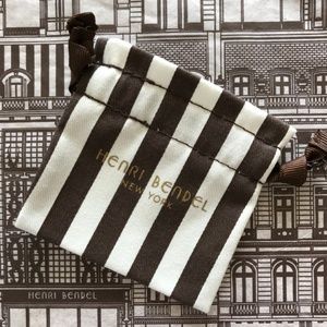 New Henri Bendel Dust Bag 3x3 Jewelry